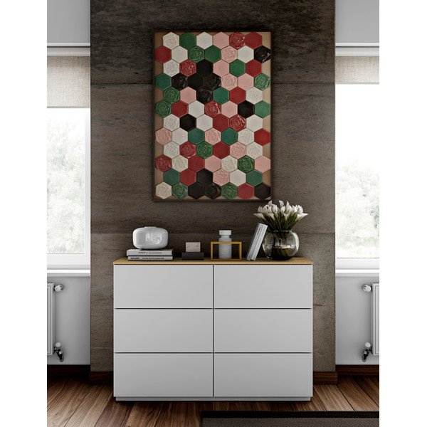 Valge madal kapp 120x84 cm Join - TemaHome-image-1