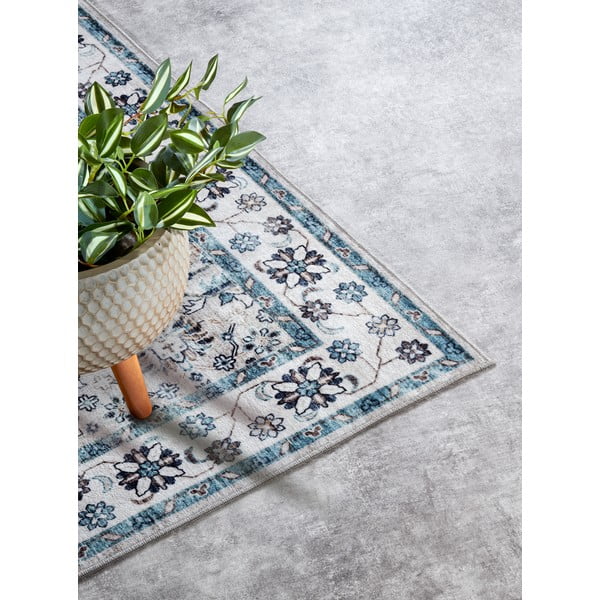 Helesinine vaip 160x230 cm Saveh Cream Blue - Elle Decoration-image-2