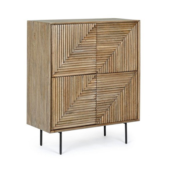 Naturaalne mangopuidust kapp, 92x110x40 cm Darsey – Bizzotto