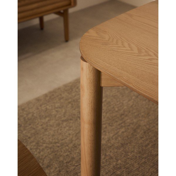 Saarepuidu spoonist söögilaud 90x160 cm Indara - Kave Home-image-3