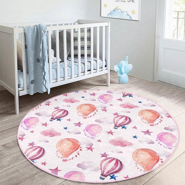 Roosa laste vaip ø 120 cm Comfort - Mila Home-image-4