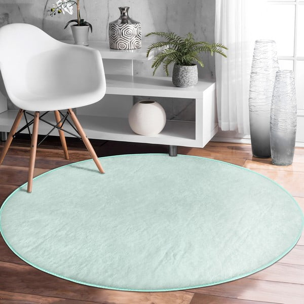 Mündivärvi pestav ümmargune vaip, sobitub robottolmuimejaga ø 120 cm Comfort - Mila Home-image-4