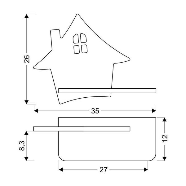 Hall lastevalgusti House - Candellux Lighting-image-1