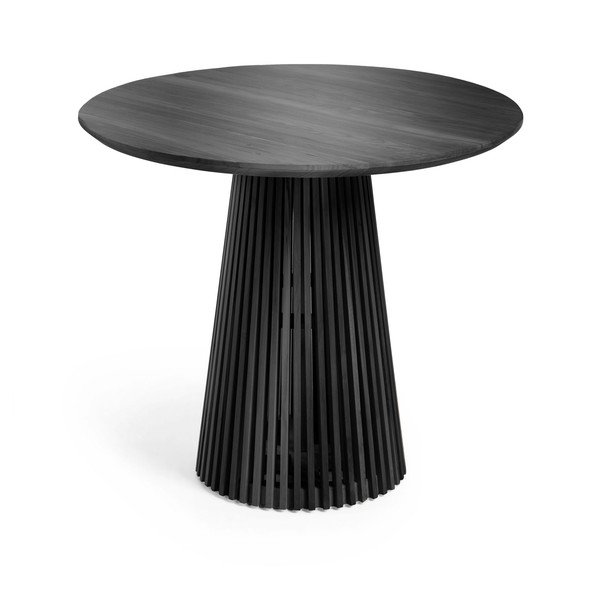 Ümmargune täispuidust söögilaud ø 90 cm Jeanette - Kave Home