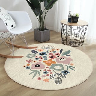Pestav ümmargune vaip, sobitub robottolmuimejaga ø 100 cm Comfort - Mila Home