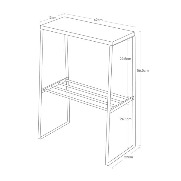 Küljelaud  22x42 cm Tosca - YAMAZAKI-image-3