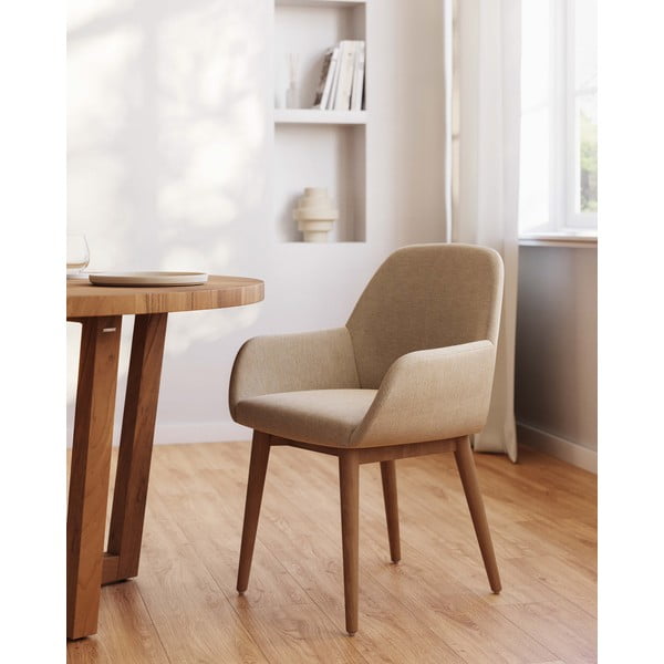 Beež söögitool Konna - Kave Home-image-1