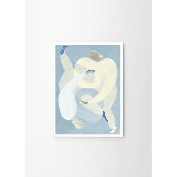 Plakat 50×70 cm Hold You - Blue – The Poster Club-image-2