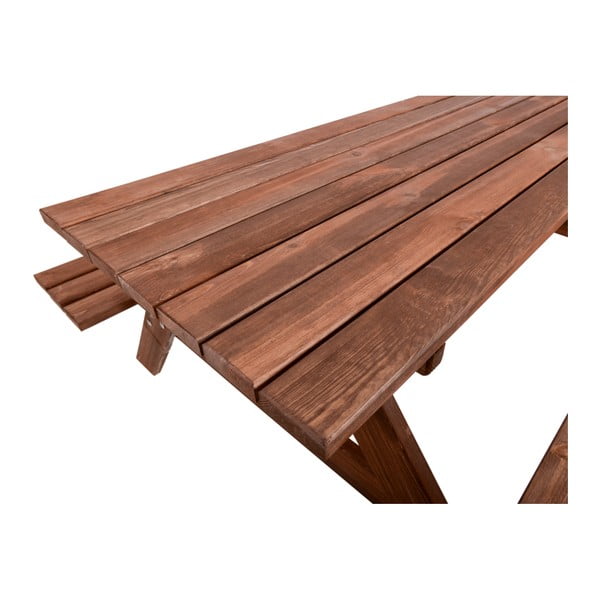 Männipuidust söögikomplekt 6-le inimesele Piknik - Rojaplast-image-4