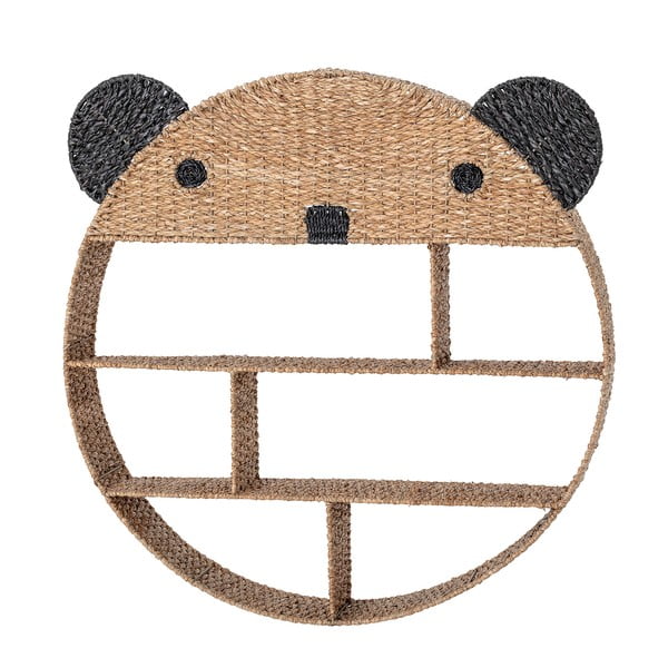 Naturaalset värvi laste seinaraamatute riiul mererohust 91,5x98 cm Ghalia - Bloomingville Mini-image-2