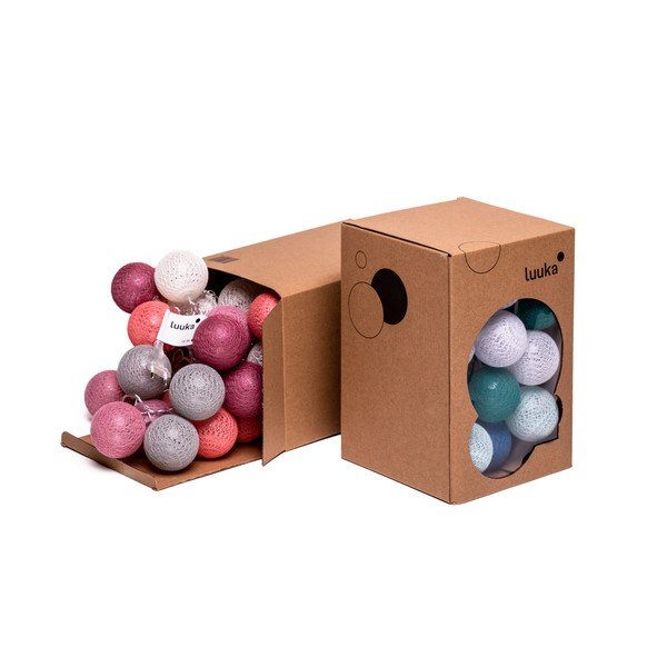 Valge valguskett LED-pirnidega , 30 valgustit - LUKKA-image-1