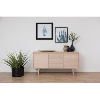 Tammedekooriga madal kummut 150x75 cm Nagano - Actona