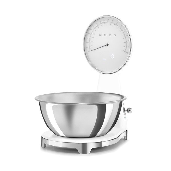 Valgest plastist digitaalne köögikaal - SMEG-image-4