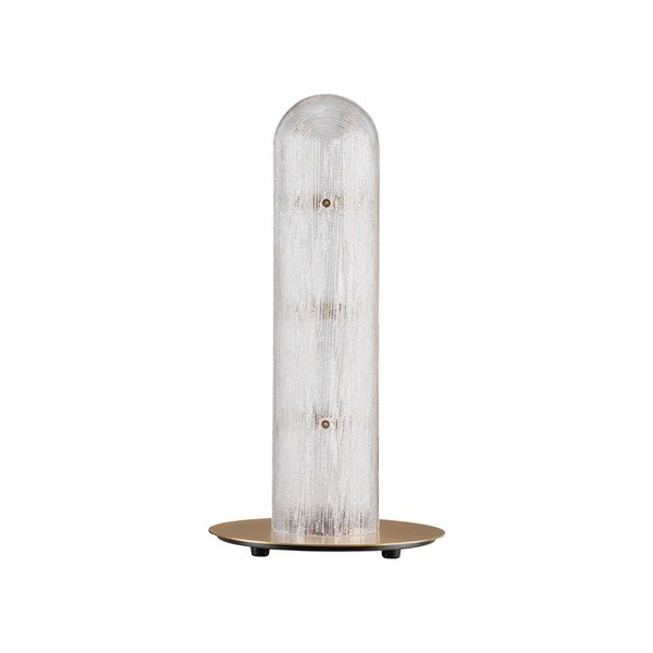 Messingist värvi metallist LED-laualamp klaasist varjundiga (kõrgus 40 cm) Gloree - Nova Luce