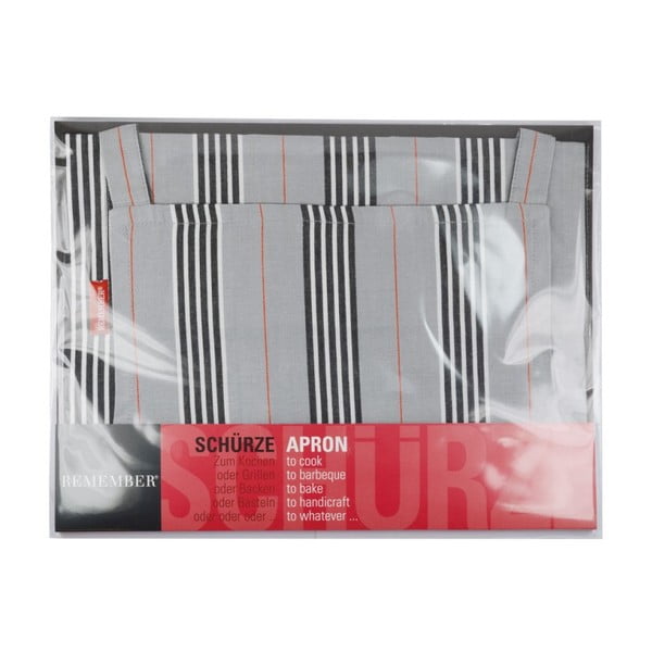 Kuchyňská zástěra Grey Stripes-image-2