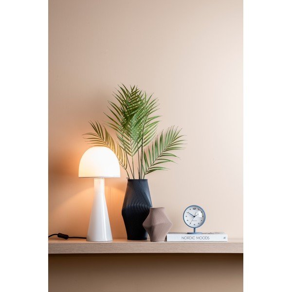 Valge lauavalgusti klaasist varjuga (kõrgus 45 cm) Bombin - Leitmotiv-image-1