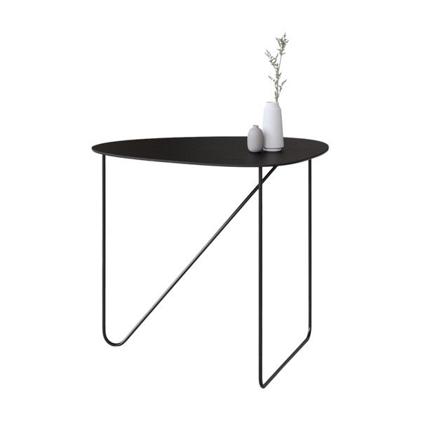 Must metallist diivanilaud 44x50 cm Curve L Bull - LIND DNA-image-3