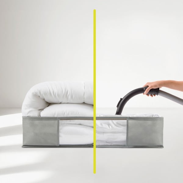 Plastikust vaakumkott voodi alla 60x45x15 cm - Homéa