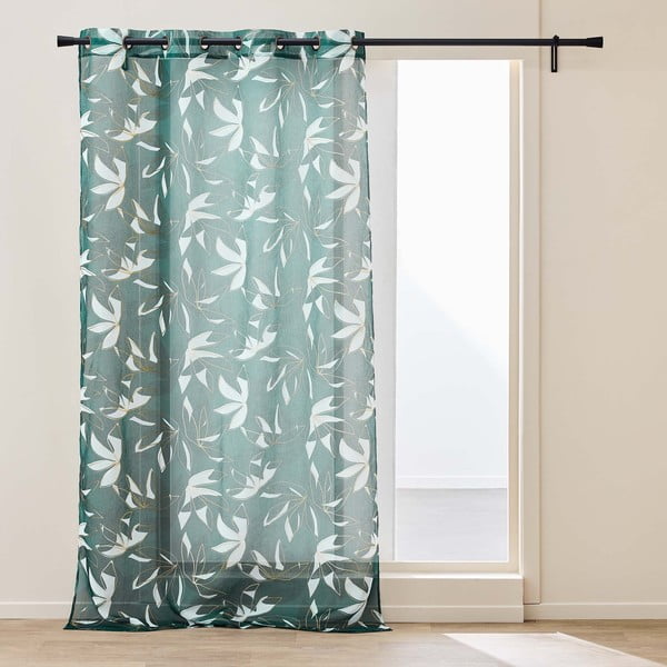 Roheline voile kardin 140x280 cm Elsa - douceur d'intérieur