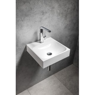 Valge marmorist valamu 40x40 cm Emona - Sapho