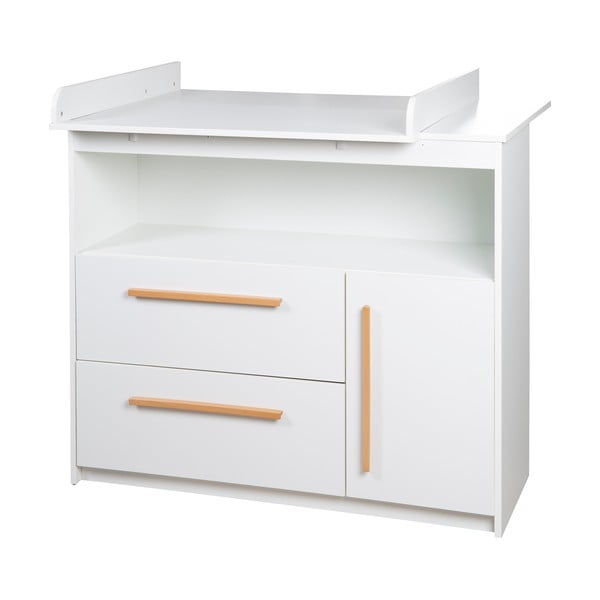 Valge madal laste kummut 107x98 cm Lilo - Roba-image-1