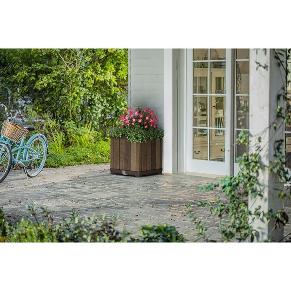 Plastist isekastuv lillepott Deco Square - Keter-image-1