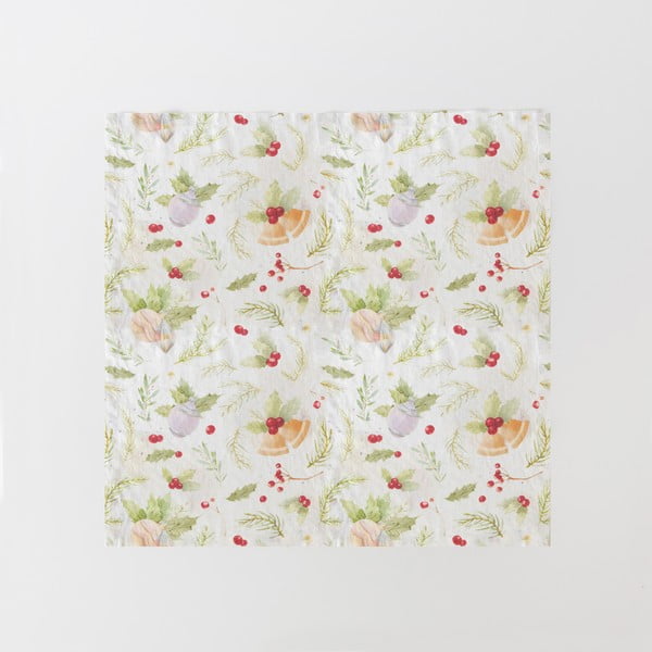 Jõulumotiividega salvrätikud 2tk komplektis 40 x 40 cm Merry - Linen Tales-image-1