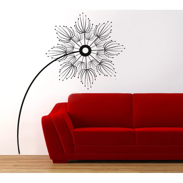 Samolepka Abstraktní květina, 70x50 cm