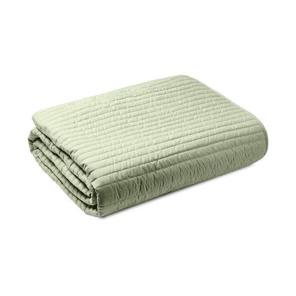 Roheline tikitud voodikate kaheinimesevoodile 220x230 cm - Bianca