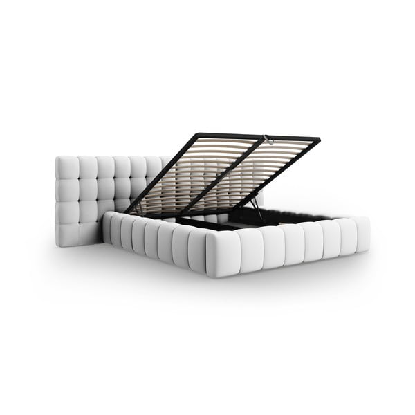 Helehall kaheinimesevoodi koos panipaigaga 200x200 cm Mamaia - Micadoni Home-image-3