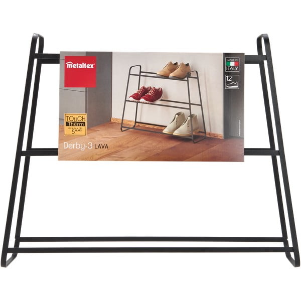 Must kolmetasandiline jalatsiriiul Derby - Metaltex-image-2