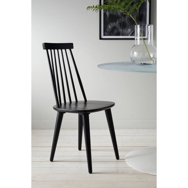 Mustad baaritoolid kahes komplektis, valmistatud kummipuust (istme kõrgus 45 cm) Jolina - Ellos Home-image-1