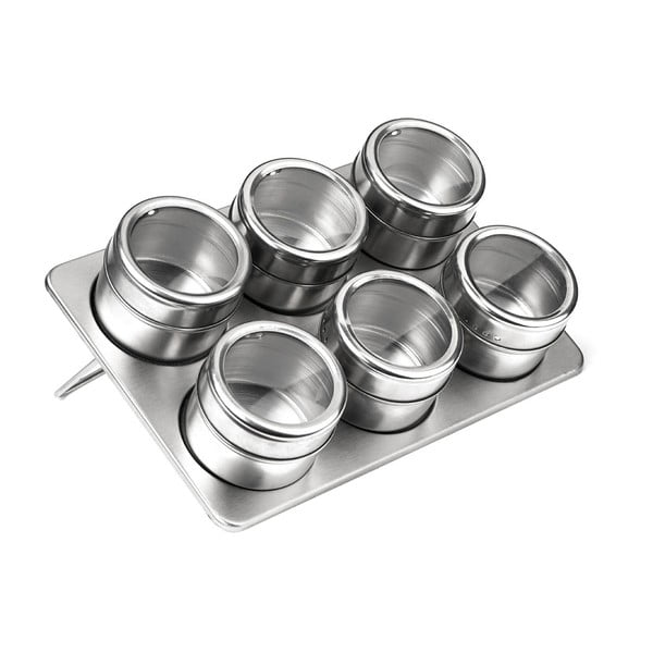 Vürtsipurkide komplekt alusega 6 tk 100 ml - Premier Housewares-image-1