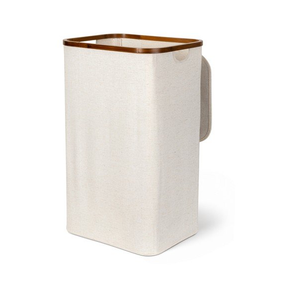 Kreem kangast pesukorv Bamboo/Linen - Bigso