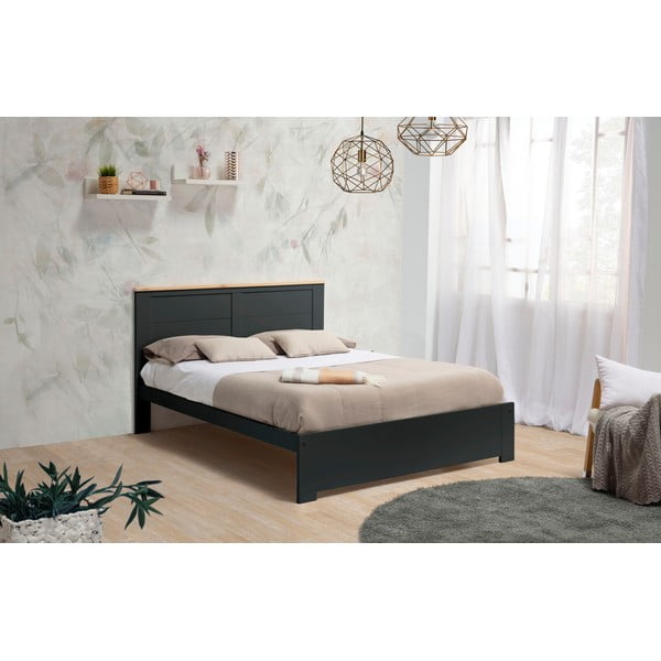 Antratsiitne kaheinimesevoodi 140x190 cm Akira - Marckeric-image-1