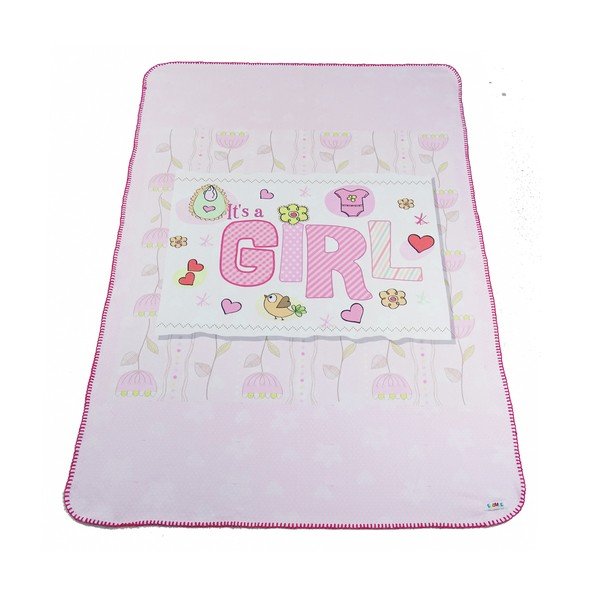 Roosa beebitekk 85x125 cm - OYO kids-image-3