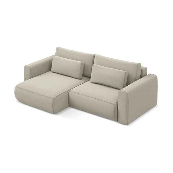 Beež sametist lahtikäiv/panipaigaga nurgadiivan (vasak nurk/lamamisosaga) Kapua – Makamii-image-2