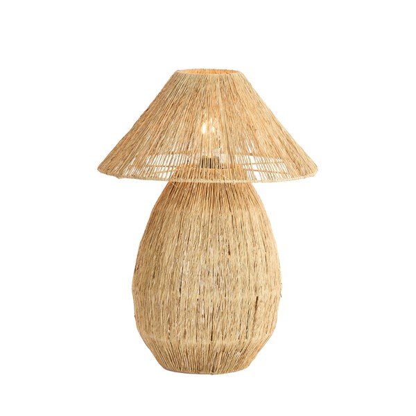 Naturaalse värvi laualamp džuudist varjuga (kõrgus 55 cm) Maruva - Light & Living-image-3
