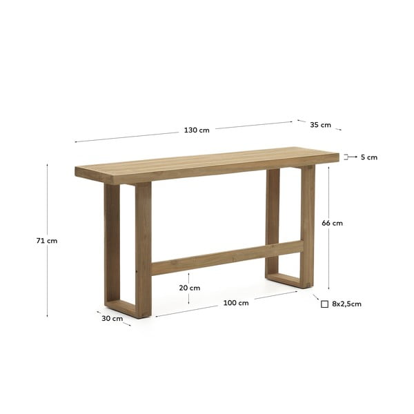 Puidust aiapink Canadell - Kave Home-image-4