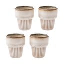Kreemjad espressotassid komplektis (4 tk, 100 ml, kivikeraamika) Tone – Dakls