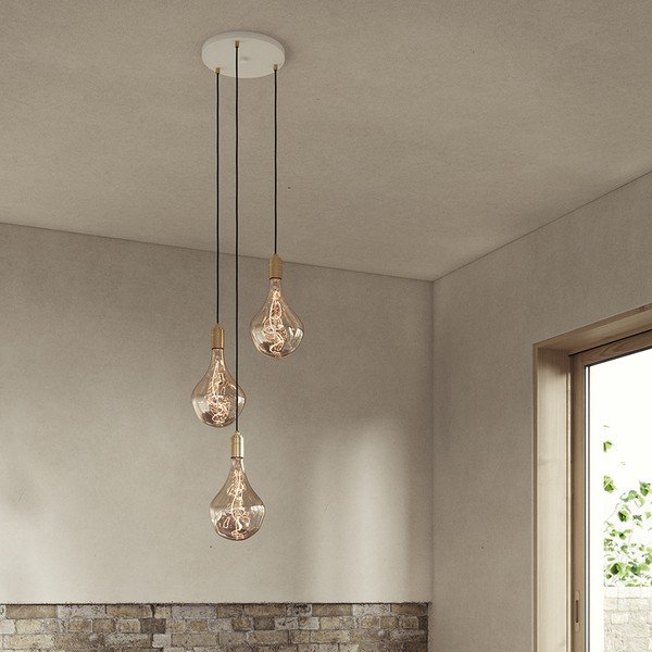 Pronksivärvi timmitav rippvalgusti ø 25 cm Triple Pendant - tala-image-2