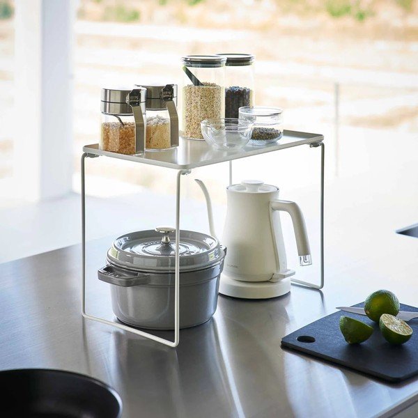 Valge metallist lisariiul 41x28 cm Tower - YAMAZAKI-image-4