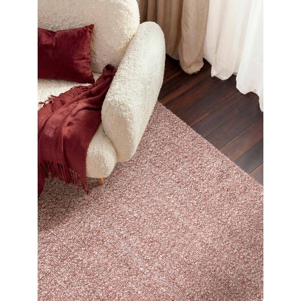 Antiikroosa käsitsi kootud bukleekangast vaip 160x230 cm Notting Hill Portobello - Ted Baker-image-1