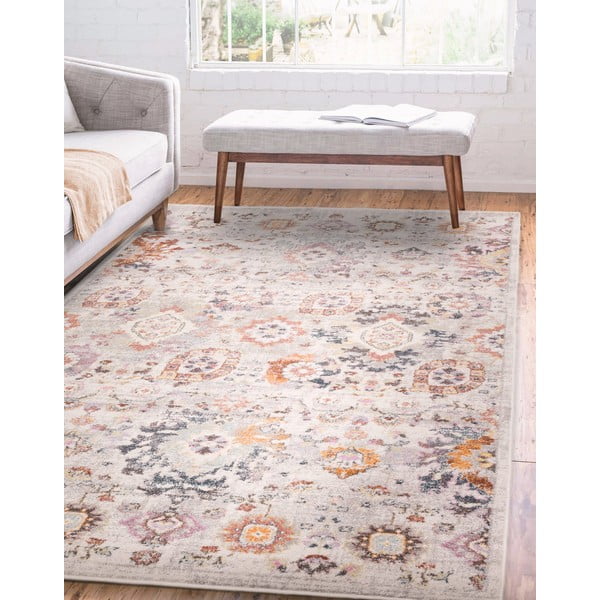 Beež vaip 170x120 cm Flores - Asiatic Carpets-image-1