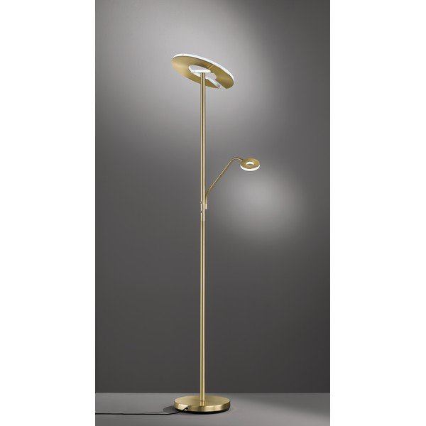 Kuldne dimmerdatav LED põrandavalgusti (kõrgus 180 cm) Dent - Fischer & Honsel-image-3