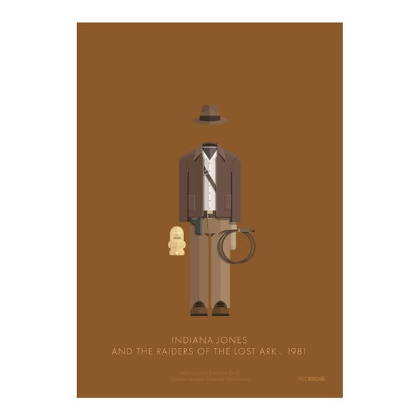 Plakát Costume Artwork Indiana Jones