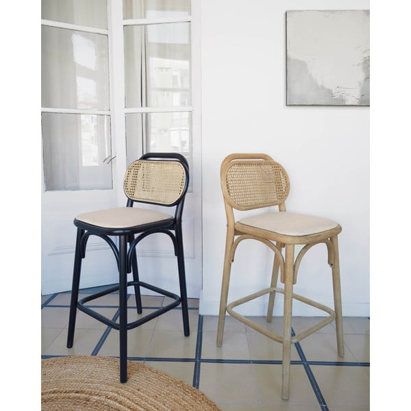 Tammepuidust baaritool (istme kõrgus 65 cm) Doriane – Kave Home-image-3