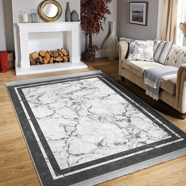 Valge-hall vaip 120x180 cm - Mila Home-image-3