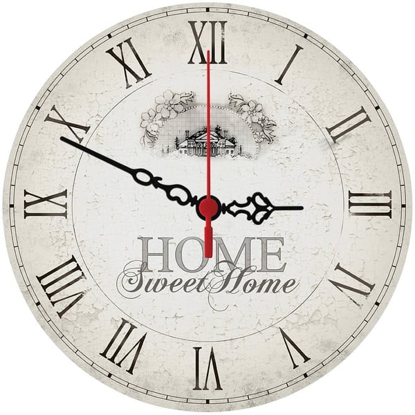 Nástěnné hodiny Sweet Home, 30 cm