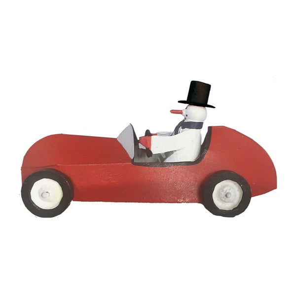 Jõulufiguur Snowman in Sportscar - G-Bork